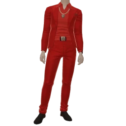 Ikon Elite Red Luxe Leopard Suit