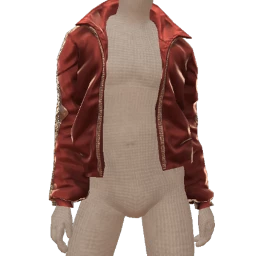 Ikon Elite Burgundy Silk Tracksuit Jacket