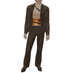 Ikon Elite Golden Corset Suave Suit