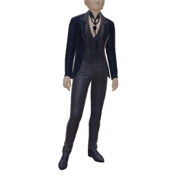 Ikon Elite Blue Snakeskin Shimmer Suit