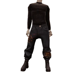 Ikon Elite Renz Leopard Print Black Outfit