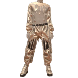 Ikon Elite Silver Liquid Metal Drop Outfit