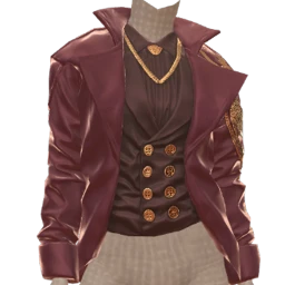 Ikon Elite Plum And Gold Peacoat