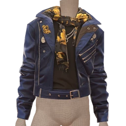 Ikon Elite Royal Blue Skull King Jacket