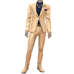 Ikon Elite Champagne Gold Silk Tailored Suit