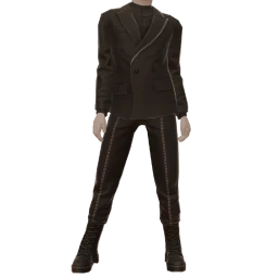 Ikon Elite Black Diamond Stripe Suit