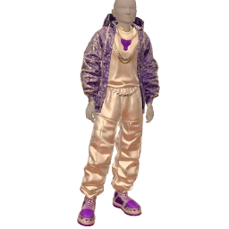Ikon Elite Glimmer Purple Streetwear Outfit