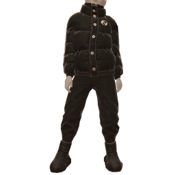 Ikon Puff Armour Chunky Jacket Outfit