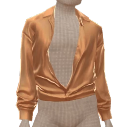 Ikon Open Bronze Silk Shirt