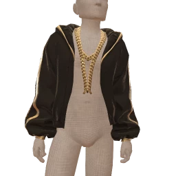 Ikon Elite Noir Links Oversize Jacket