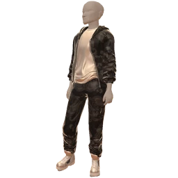 Ikon Iced Up Metallic Denim Outfit