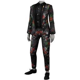 La Haute Couture Midnight Bloom Suit