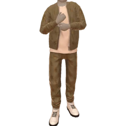 Front Row Stylish Brown Outfit