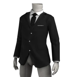 Gentlemans Formal Dress Jacket - Black