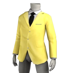 Gentlemans Formal Dress Jacket - Yellow