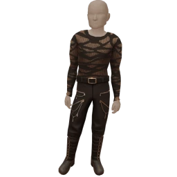 La Haute Couture Shredded Goth Outfit