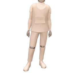 La Haute Couture Chalk Snow Outfit