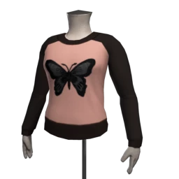 Sombré Rose Butterfly Jumper
