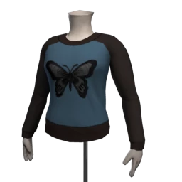 Sombré Bleu Butterfly Jumper