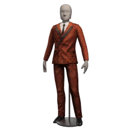 Crimson Flame Op Art Suit
