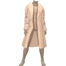 Front Row Peppered Fleece Overcoat