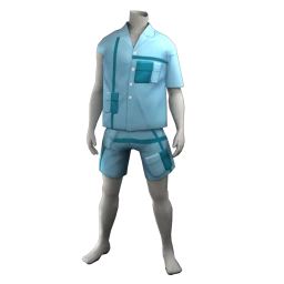 Mahiki Caribbean Blue Swim Outfit