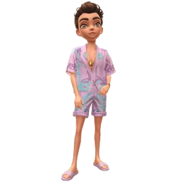 Mahiki Malibu Beach Doll Costume