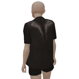 Delirious Pleated Black Lace Gothic Outfit