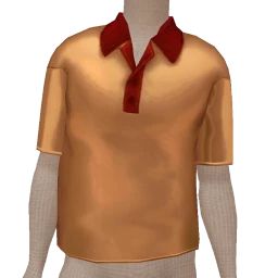 Ikon Red And Bronze Polo