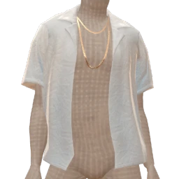 Mahiki Linen Blue Wave Shirt