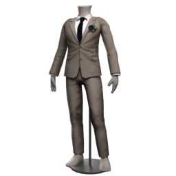 Handsome Grey Formal Suit - Tartan