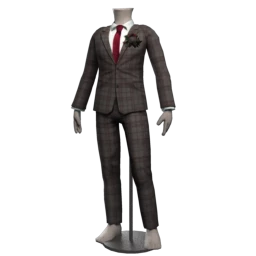 Jacques Plaid Grooms Suit
