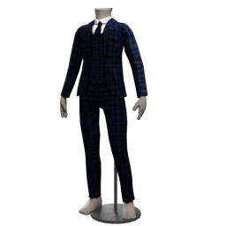 Tartan Groom Formal Suit