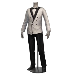 Noir Groom Suit - Bow Tie