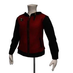 Skull Double Zip Hoodie