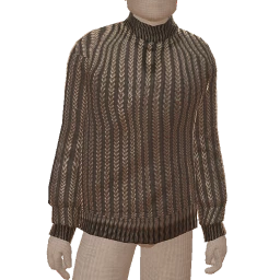 Ikon Elite Metallic Silver Knit Sweater