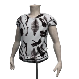 Foal Dino Skeleton Tee