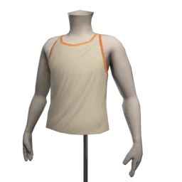 Retro Fitness Vest - White