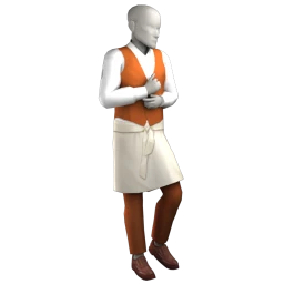 SHFTR Tea Room Waiter Uniform