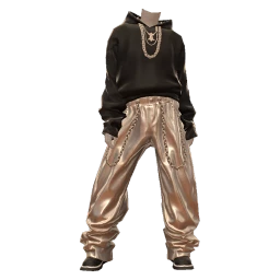 Delirious Metallic Silver Skater Boy Outfit