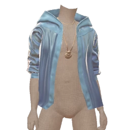 Cloud Nine Blue Haze Holographic Sweater