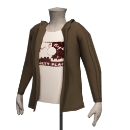 Plain Sports Jacket and Tee