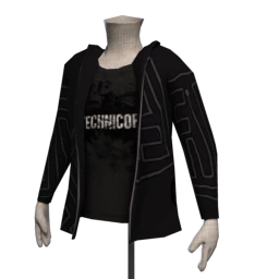 Pattern Sports Jacket and Tee