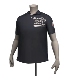 Classic Super State Polo Shirt -  Total Eclipse