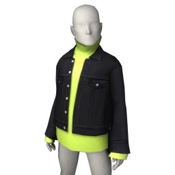 BALENCIAGA - Signature Big Fit Embroidered Jacket