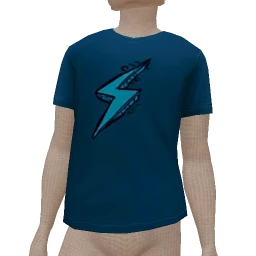 Delirious Blue Bolt Tee