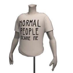 Delirious Squid 'Normal People' T-Shirt - White