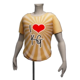 I Love KG T-Shirt (For Male)