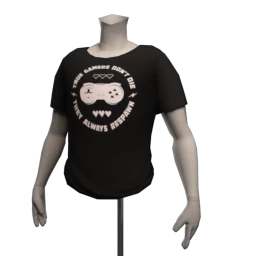 True Gamers Don’t Die T-shirt - Black