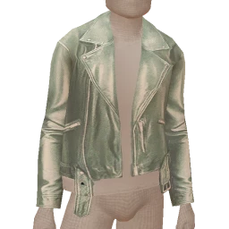 Cloud Nine Mint Green Leather Jacket